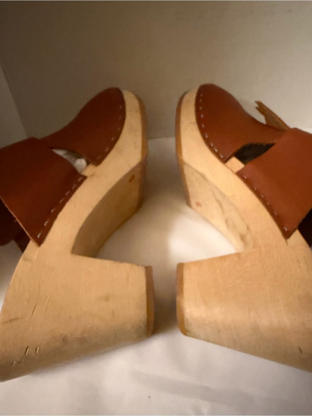 BRYR Zoe Leather Heel Clog Sz 38,8 Women’s - Picture 6 of 16